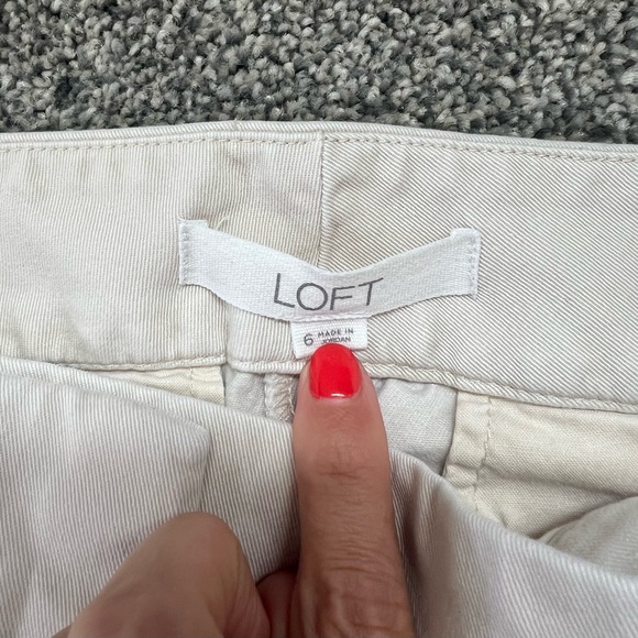 Women’s LOFT Riviera Short in Size 6 in Off White - Picture 2 of 8